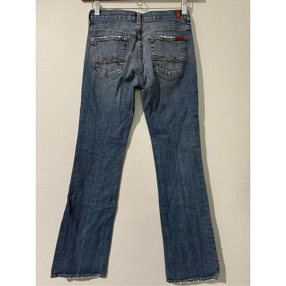 7 for all Mankind Boy cut button fly jeans 27 - Picture 6 of 8
